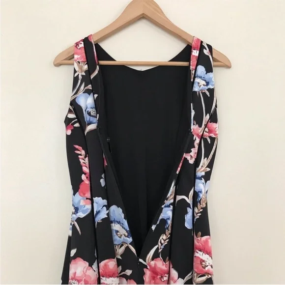 White House Black Market Floral Fit & Flare Dress - Picture 11 of 16